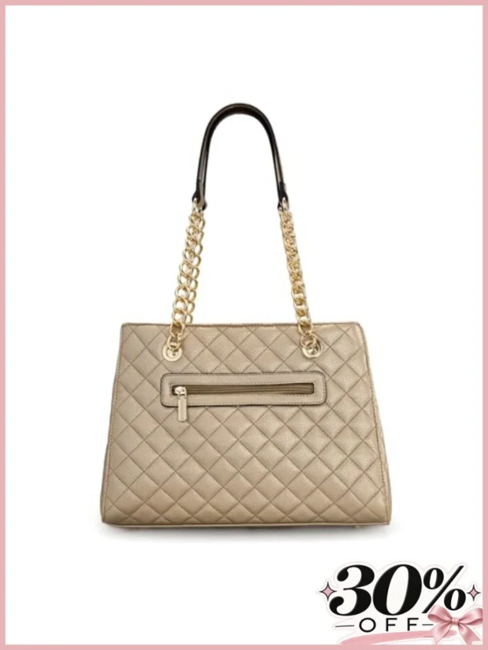 N/A quilted tote